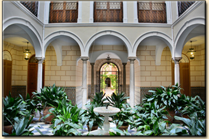 Patio interior Conservatorio Victoria Eugenia